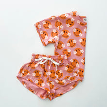 Load image into Gallery viewer, HAPPY DAISY • kids set (boxy tee + shorties)