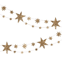 Load image into Gallery viewer, Eco Glitter Stars Garland by Meri Meri