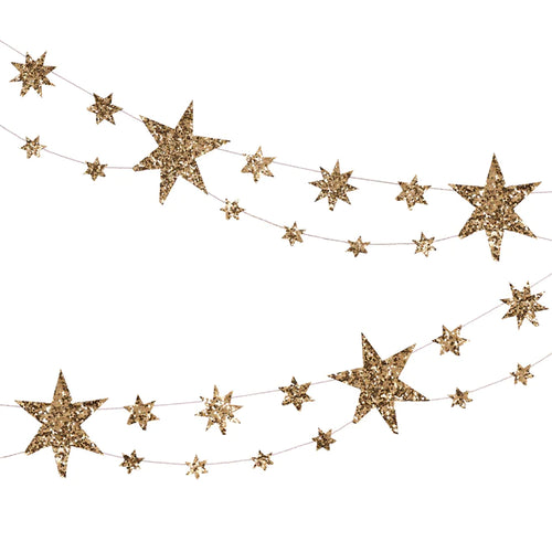 Glitter Stars Garland by Meri Meri