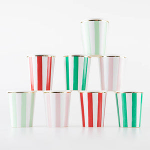 Striped Cups by Meri Meri