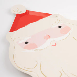 Jolly Christmas Santa Plates by Meri Meri