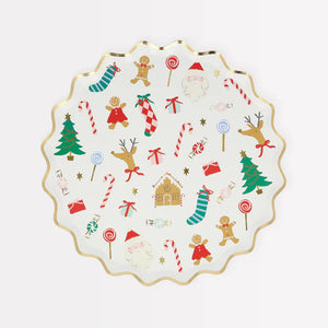 Jolly Christmas Side Plates by Meri Meri