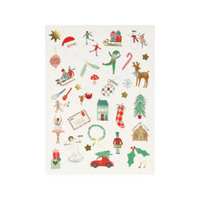 Load image into Gallery viewer, Mixed Icon Christmas Temporary stickers by MERI MERI