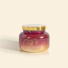 Load image into Gallery viewer, Tinsel &amp; Spice Glimmer Signature Jar 19oz by Capri Blue