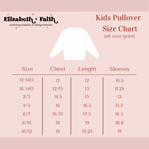 PEPPERMINT TWIST • PULLOVER (women and kids) CLOSEOUT