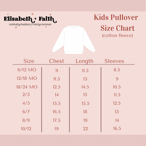 TINY DANCER • kids pullover - CLOSEOUT