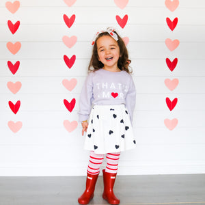 Twirl Skirt • kids (CONFETTI HEARTS) FLASH