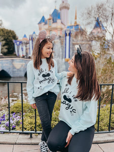 ALL I SEE IS MAGIC • kids tee RED / CLOSEOUT