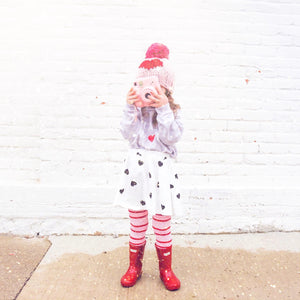 Twirl Skirt • kids (CONFETTI HEARTS) FLASH