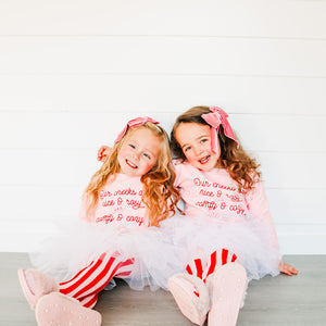 OUR CHEEKS are NICE & ROSY  • kids pullover CLOSEOUT