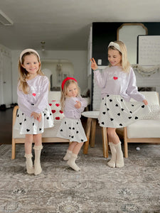 Twirl Skirt • kids (CONFETTI HEARTS) FLASH