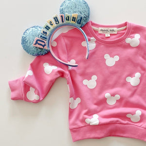 MAGICAL MOUSE • kids pullover - PINK /CLOSEOUT