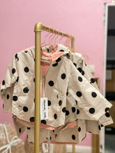 Load image into Gallery viewer, POLKA DOTS • kids lightweight jacket/pink (reversible)