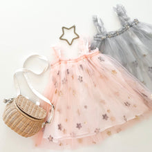 Load image into Gallery viewer, WHIMSY STAR babydoll tulle dress • kids CLOSEOUT