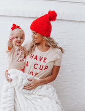 Load image into Gallery viewer, HAVE A CUP OF CHEER • womens tee CLOSEOUT